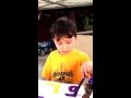 Nathan Painting And Humming To Himself