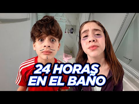 24 HOURS in a BATHROOM 😱🤢 | THE WORST THING IN THE WORLD 🤮💩