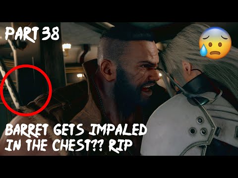 BARRET DIES?? FULL FINAL FANTASY 7 REMAKE Walkthrough (No Commentary) Gameplay Part 38 (FF7 PS4 PRO)