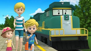 Download lagu Perjalanan Kereta api Dengan POLI│Perjalanan Kereta Api│Robocar POLI TV Bahasa Indonesia mp3