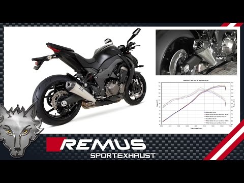 KAWASAKI Z1000 Mod. 2014 with REMUS Hypercone sport exhaust system