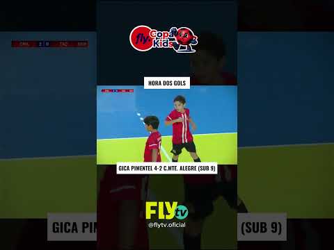 Confira os gols de  Gica Pimentel x Campina do Monte Alegre, pela Copa Fly Kids – Categoria Sub 9🔥
