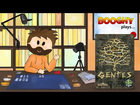 Booghy plays... Gentes(2p, Rules, Playthrough, Review)