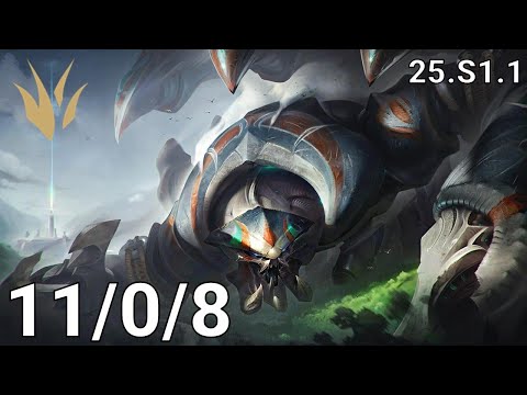Skarner Jungle vs Rengar - EUW challenger | Patch 25.S1.1