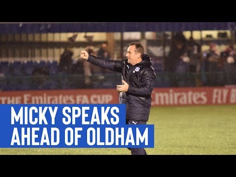 Pre Match | Micky Mellon (Oldham Athletic)