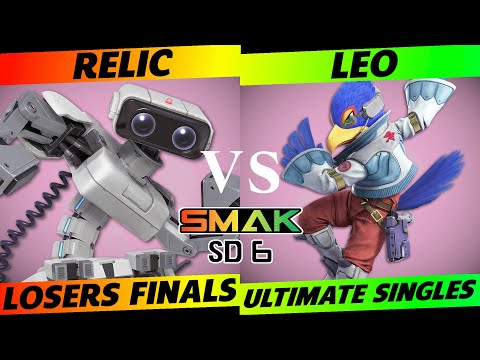 SMAK-SD6 Losers Finals - Relic (R.O.B.) vs. Leo (Falco) - SSBU