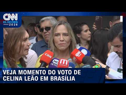 Celina Leão, candidata ao governo do DF, vota no 2º turno em Brasília | CNN ELEIÇÕES