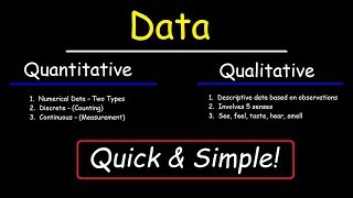 Qualitative and Quantitative
