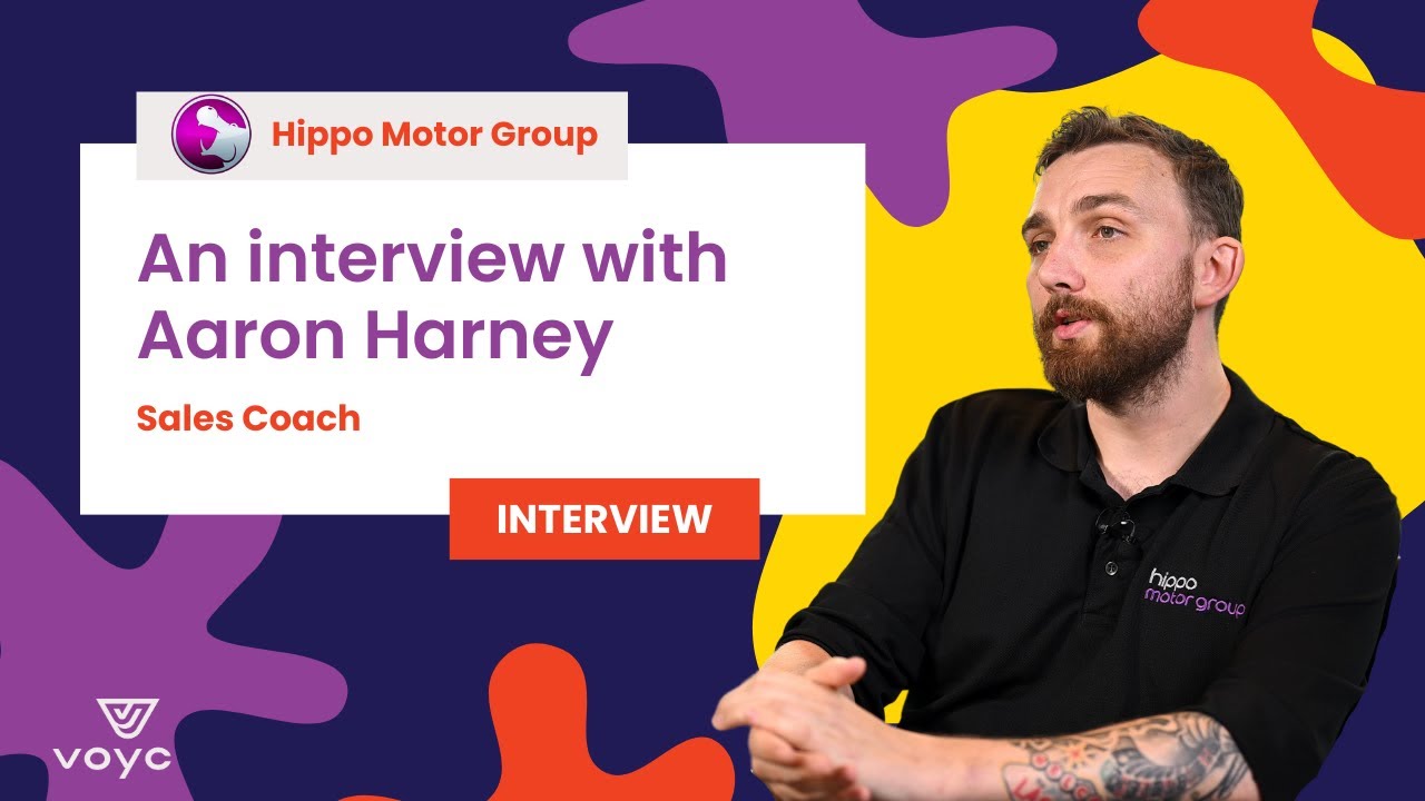 Aaron Harney, Sales Manager, Hippo Motor Group interview with Voyc