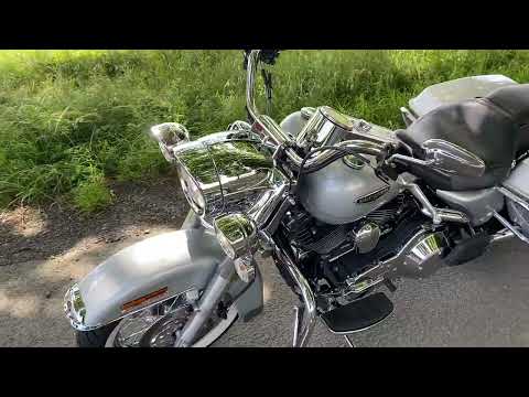 Harley Davidson Road King Classic Silber Hohmann Kern Auspuff