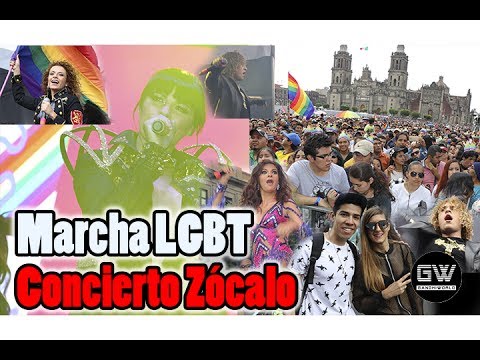 Marcha LGBT / Concierto Zócalo - Maite Perroni, Mariana Seoane, Pepe y Teo, Angelo Diep