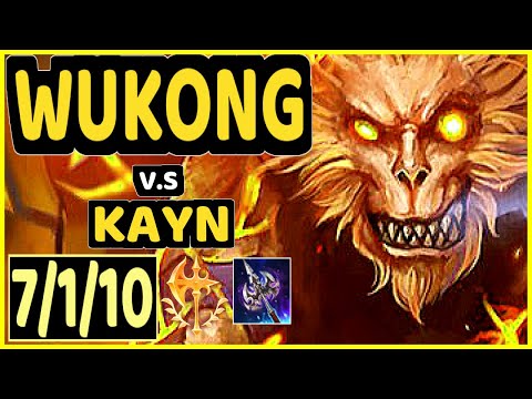 ERASUS (WUKONG) vs KAYN - 7/1/10 KDA JUNGLE CHALLENGER GAMEPLAY - BR