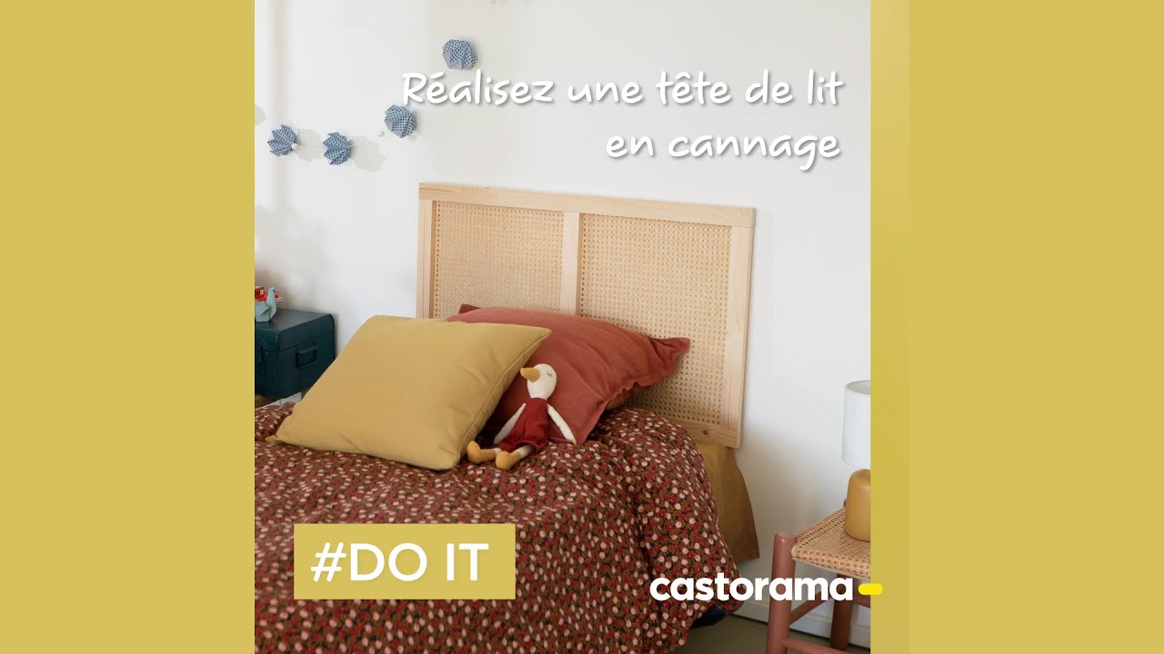 DIY : Réalisez une tête de lit en cannage - Castorama