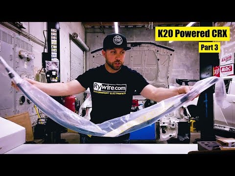 Rywire K20 Powered CRX Build Ep3, Parts overview and shifter install!