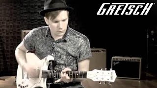 Patrick Stump  on his New Gretsch G5135PS