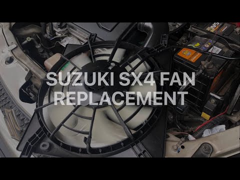 Suzuki SX4 Cooling Fan Replacement, How to, Penggantian Extra Fan
