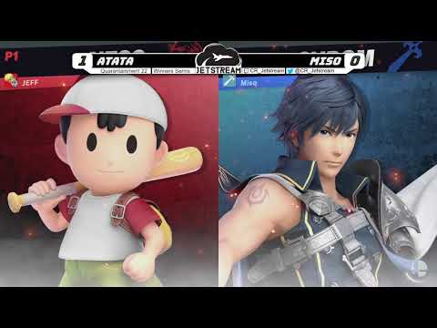 Quarantainment 22 Winners Semis - ATATA (Ness) Vs. Miso (Chrom, Lucina) Smash Ultimate - SSBU