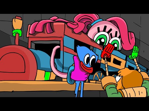 THE TRAIN / POPPY PLAYTIME Animation #10 / MOMMY LONG LEGS