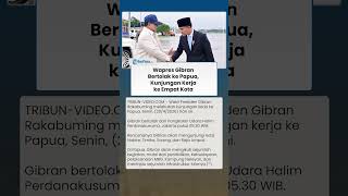 Wapres Gibran Tinjau Infrastruktur dan Kampung Nelayan dalam Kunjungan Kerja ke Papua