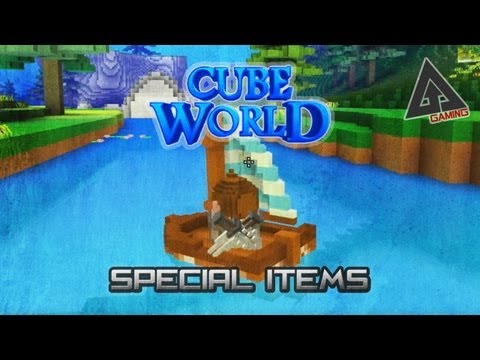 Cube World - Tutorial Part 13: Special Items (Boats and Hang Gliders)