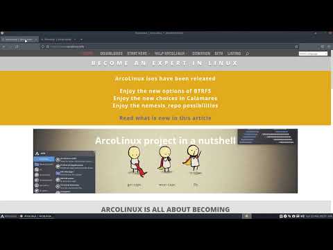 ArcoLinux : 2770 NEWS - we start with monthly releases of the CORE ISOS ONLY - XL, XS, XS-LTS and D