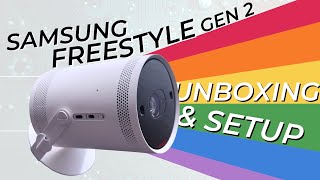 Ultimate Smart Projector from Samsung | Unboxing & Setup Samsung The Freestyle 2