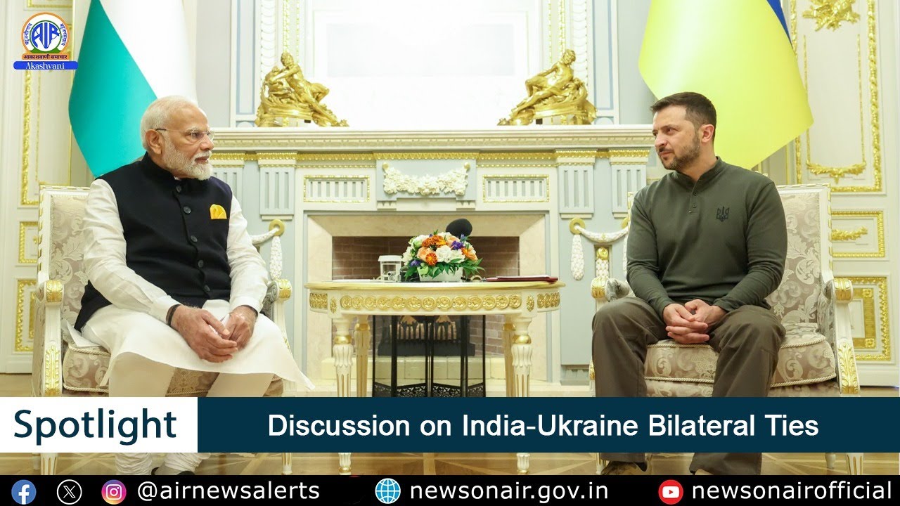 Discussion on India-Ukraine Bilateral Ties