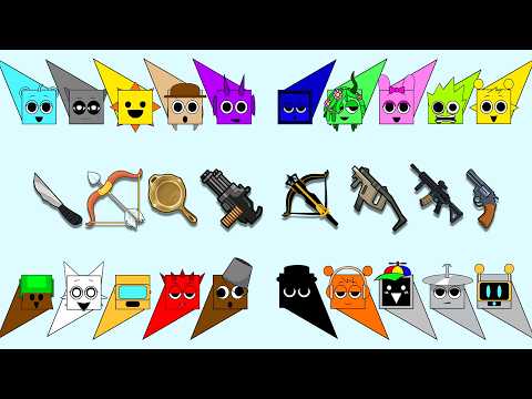 War of the Sprunki Squares - Only One Survives