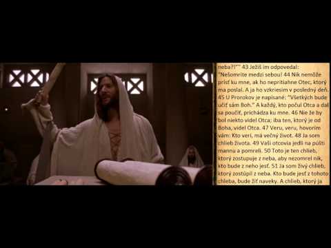 Evanjelium podľa Jána - Ježišova reč o eucharistickom chlebe (Ján 6: 22-71)