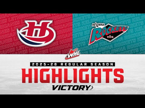 Lethbridge Hurricanes at Kelowna Rockets 11/14 | WHL Highlights 2025-26