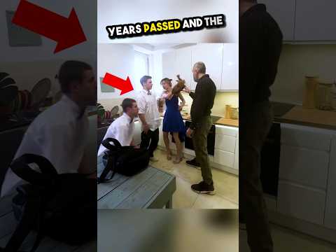 Sons protects their mom from abusive father 🤧