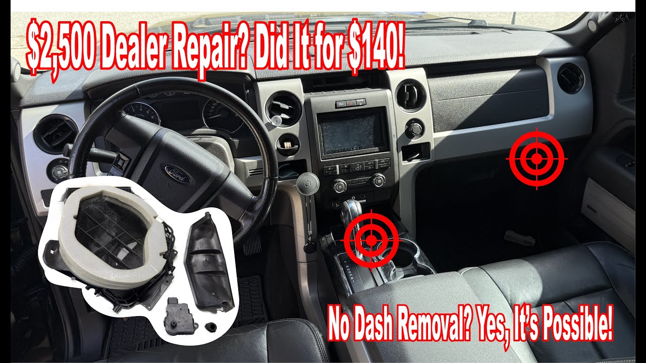 DIY F-150 Actuator & Recirculation Door Repair—Save $2,000!
