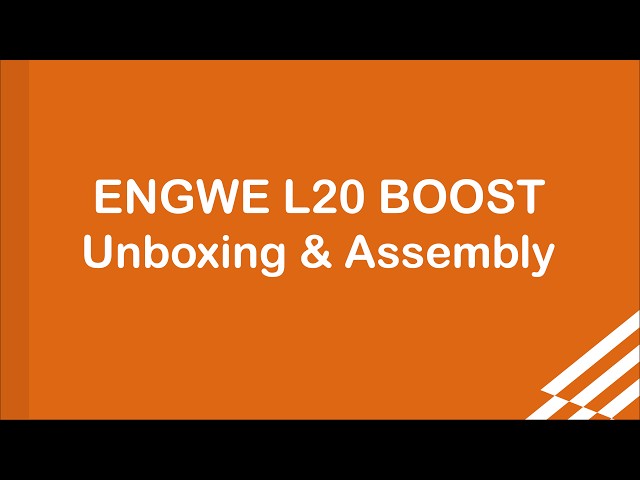 Bicicleta Eléctrica ENGWE L20 Boost 20" 48V 13Ah 250W video