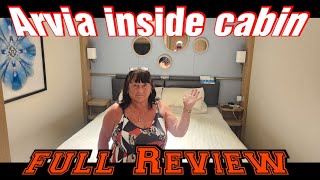P&O ARVIA CRUISE SHIP INSIDE CABIN REVIEW