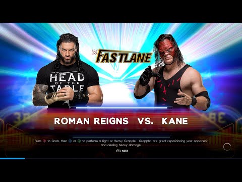 Roman Reigns vs Kane | One On One | Fastlane| Dead man Brother Kane