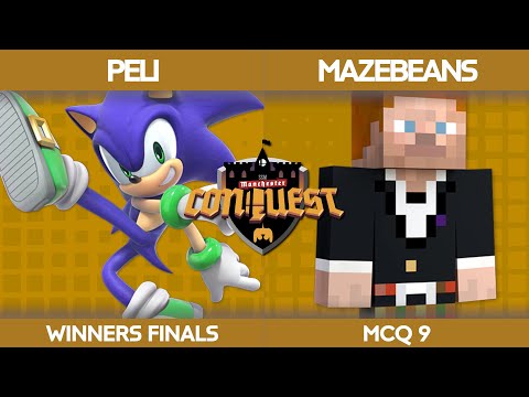 Top 8: Manchester Conquest 9 - Cryme | Peli (Sonic) v MazeBeans (Banjo, Steve) - Winners Finals