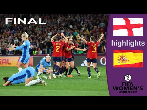 England vs Spain – Spain Makes History by Beating England in the Final!