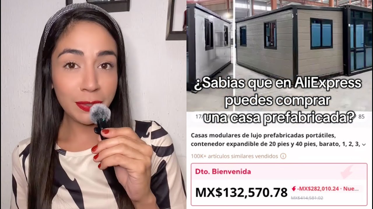 ¡MEXICANA compra CASA PREFABRICADA en ALIEXPRESS por menos de 140,000 PESOS!