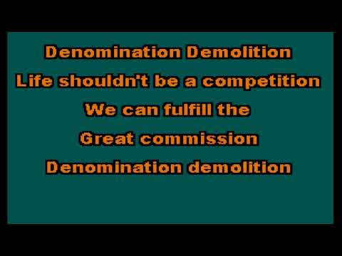 Mylon Lefevre - Denomination Demolition Karaoke