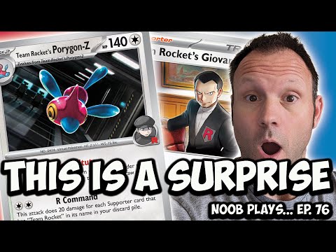 Noob Plays... 🚀 Team Rocket's Porygon! Rogue Deck Fun! I Pokémon PTCG Live