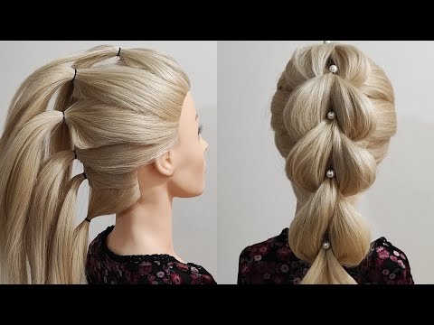 ponytail hairstyle:very easy & amazing ponytail...