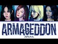 Aespa Armageddon Lyrics 에스파 Armageddon 가사 Color Coded Lyrics