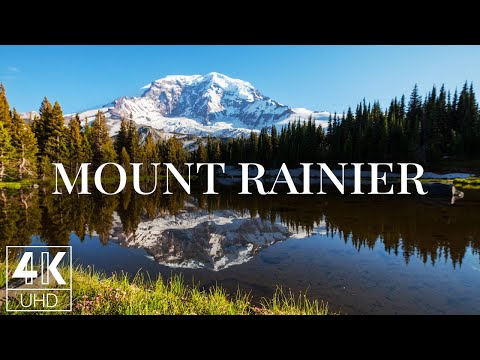 9 HRS Mount Rainier National Park Photography - Wallpapers Slideshow in 4K UHD with Stunning Views