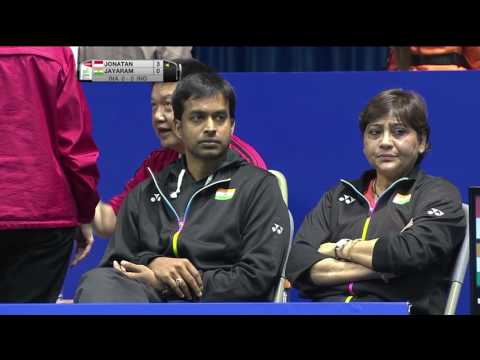 TOTAL BWF Thomas & Uber Cup Finals 2016 | Badminton Day 4/S2-Thomas Cup Grp B- INA vs IND (Court 2)