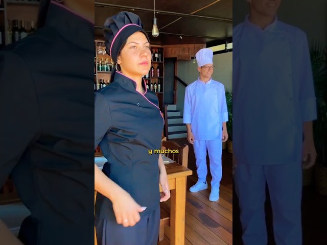 Vídeo relacionado con Sous Chef Camiseta Uniforme Chaqueta Divertido Traje de Imitación para Cocineros Camiseta