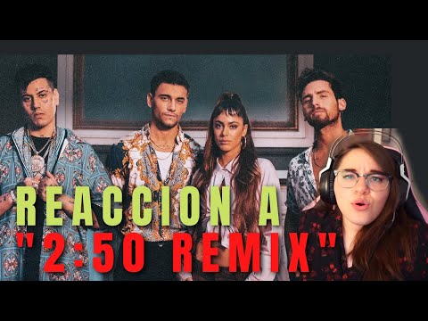 REACCION A  "2:50 Remix" DE MYA, TINI & DUKI