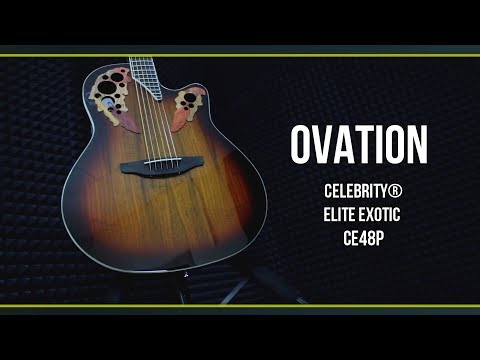 Электроакустическая гитара Ovation CELEBRITY® ELITE EXOTIC -  CE48P