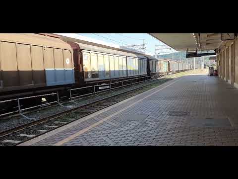 E652 164 in transito ad Orte con carri H