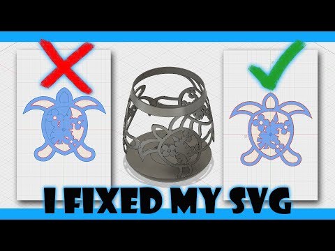 Fusion 360/Adobe Illustrator - Fixing A Bad SVG