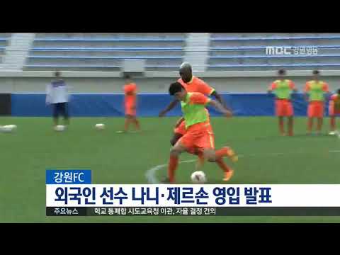 [단신]강원FC, 외국인 선수 나니·제르손 영입 발표 170707